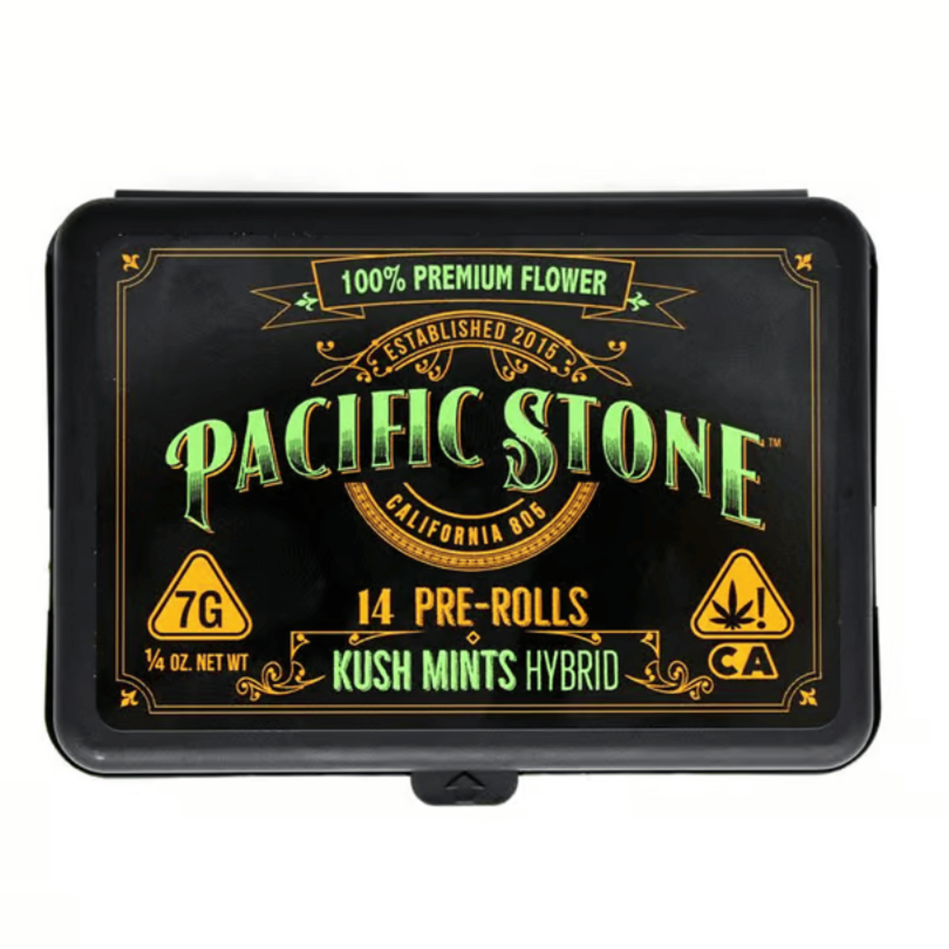 Pacific Stone: Hybrid Kush Mints 14 Pack Pre-Rolls - Pacific Stone - - $56 - Pre-Rolls