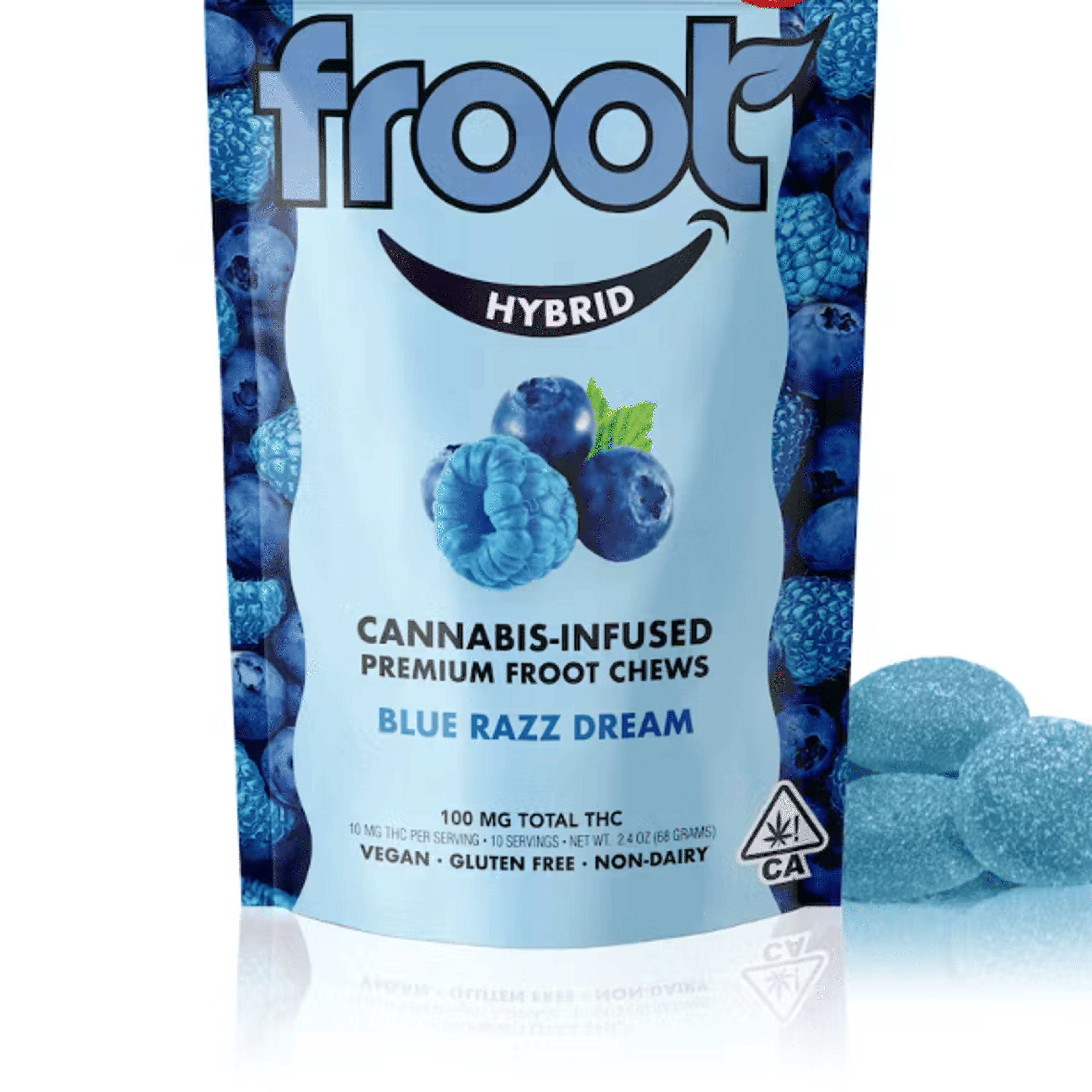Froot: Blue Razz Dream Gummies - Froot - - $12 - Edibles
