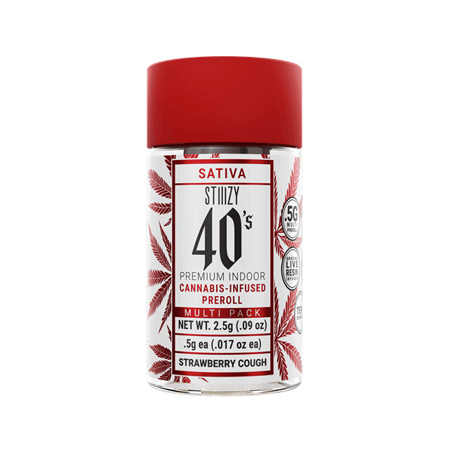 Strawberry Cough 40's | 5pk | Infused Minis