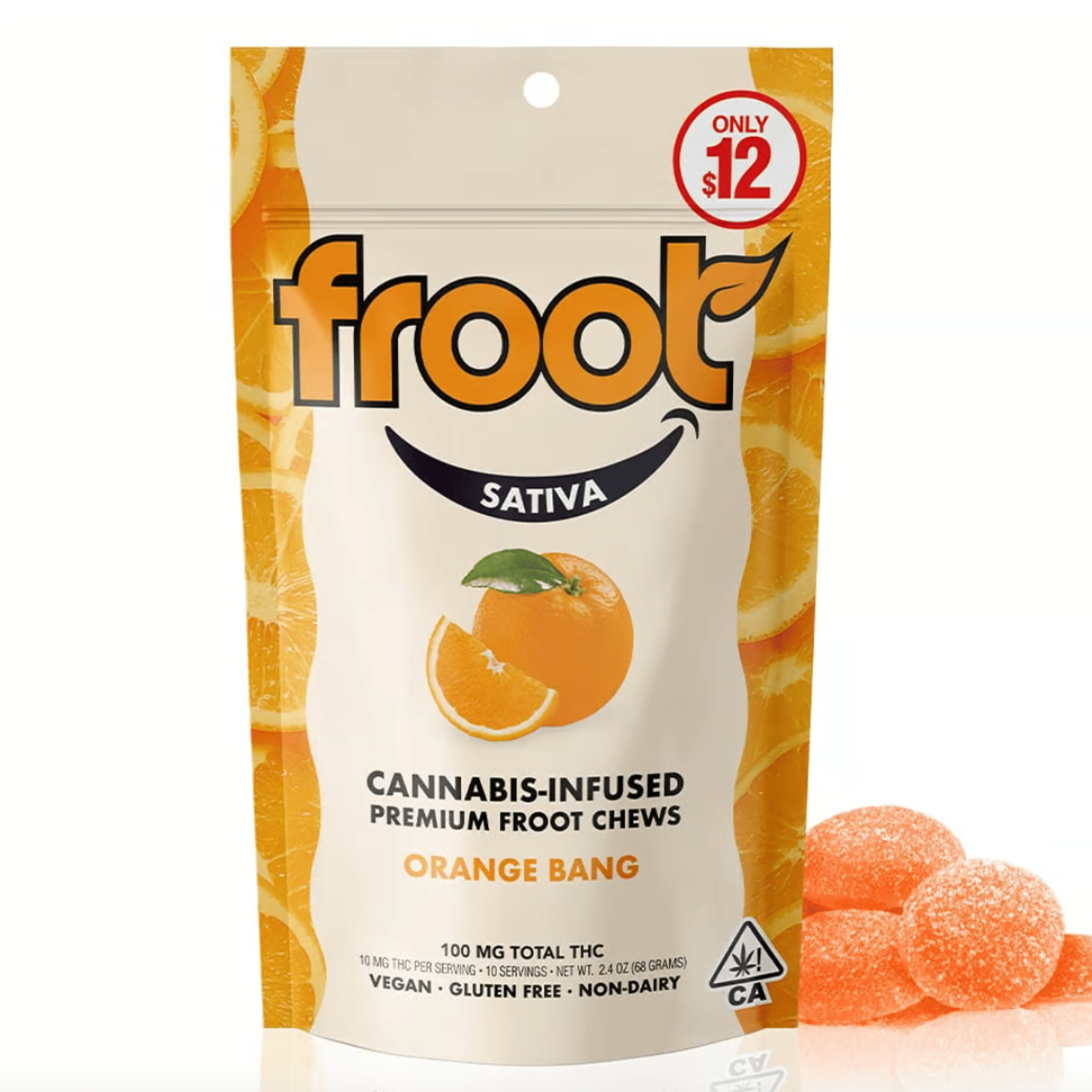 Froot: Orange Gummies - Froot - - $12 - Edibles
