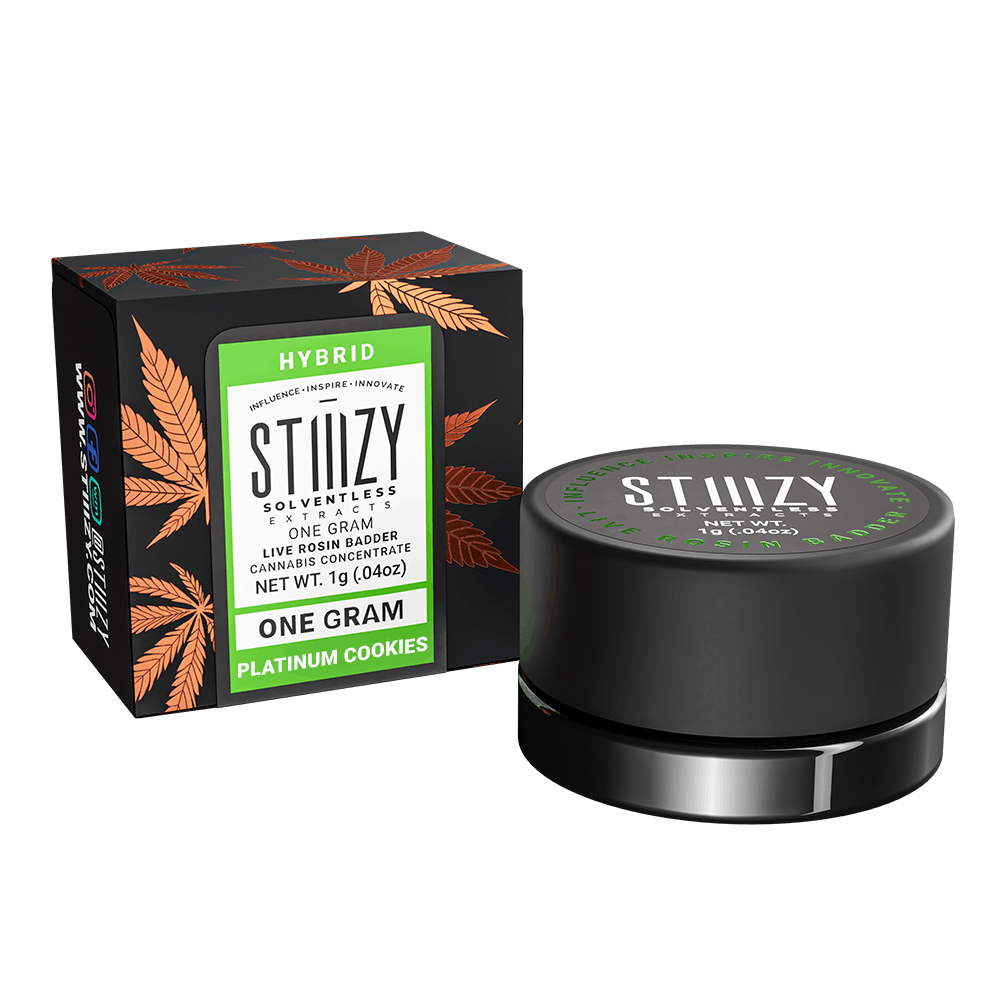 STIIIZY - Live Rosin Badder Platinum Cookies 1g - Stiiizy - STIIIZY - Live Rosin Badder Platinum Cookies 1g - $60 - Concentrate