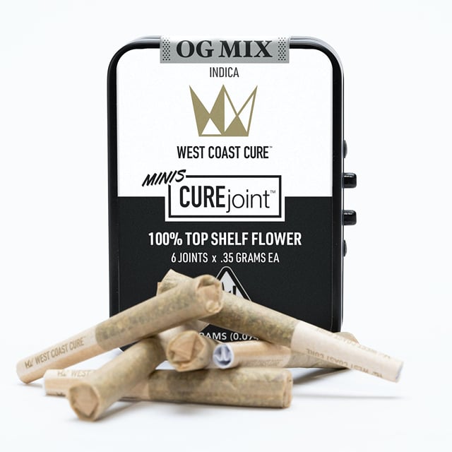 OG Mix 6 x .35g Top Shelf CUREjoint Minis