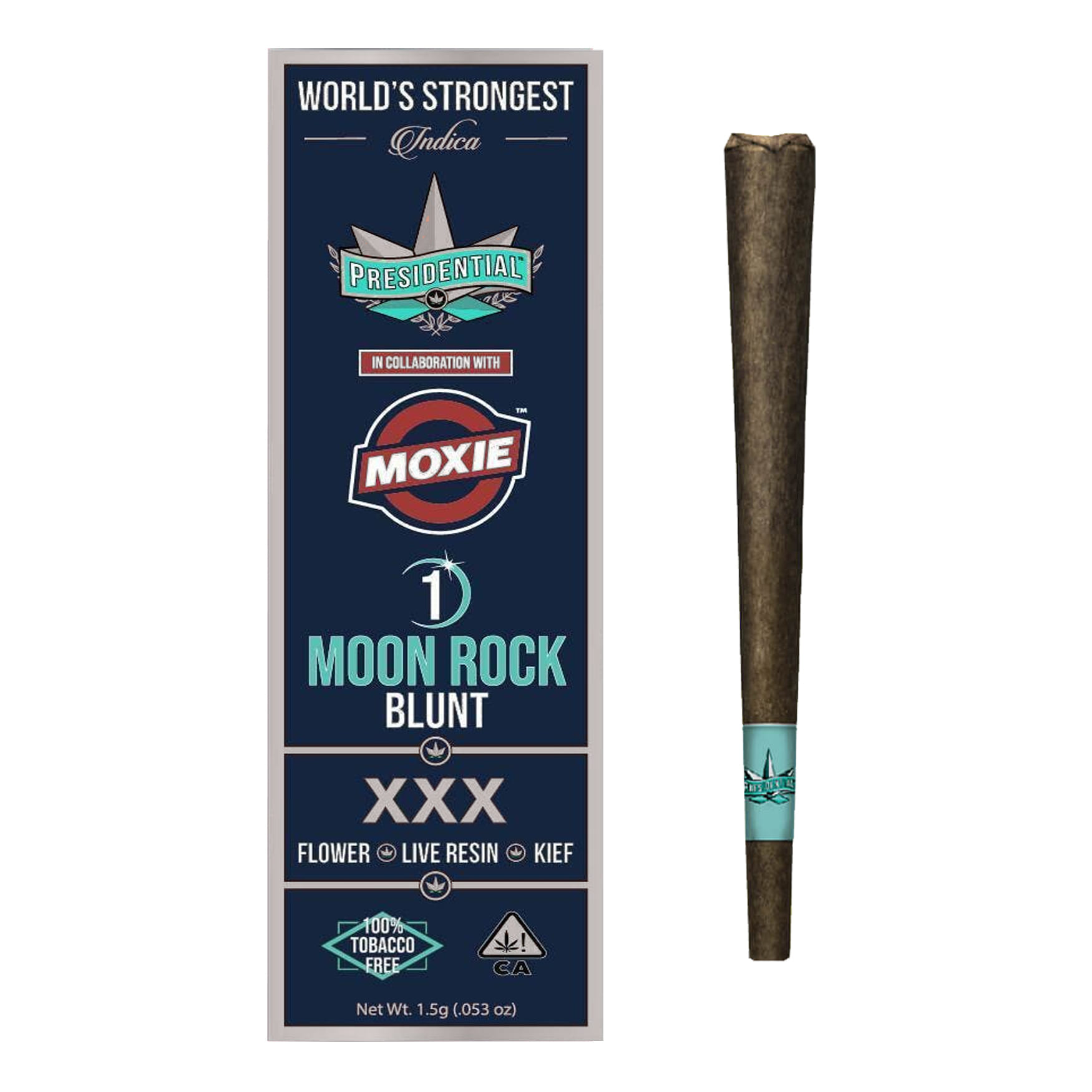 XXX (I) 1.5g Moon Rock Blunt - Presidential - XXX (I) Moon Rock Blunt - $17 - Prerolls