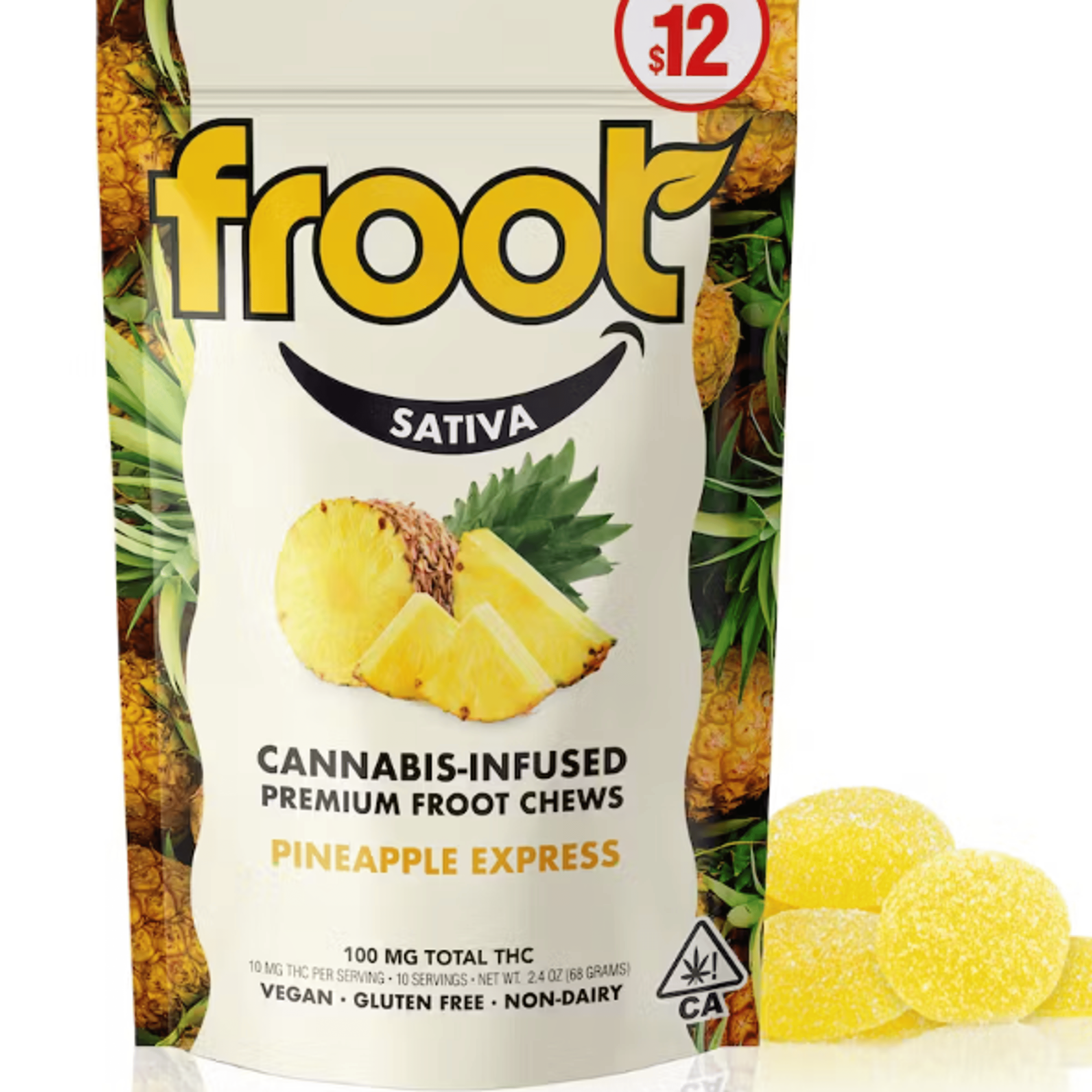 Froot: Pineapple Express Gummies - Froot - - $12 - Edibles