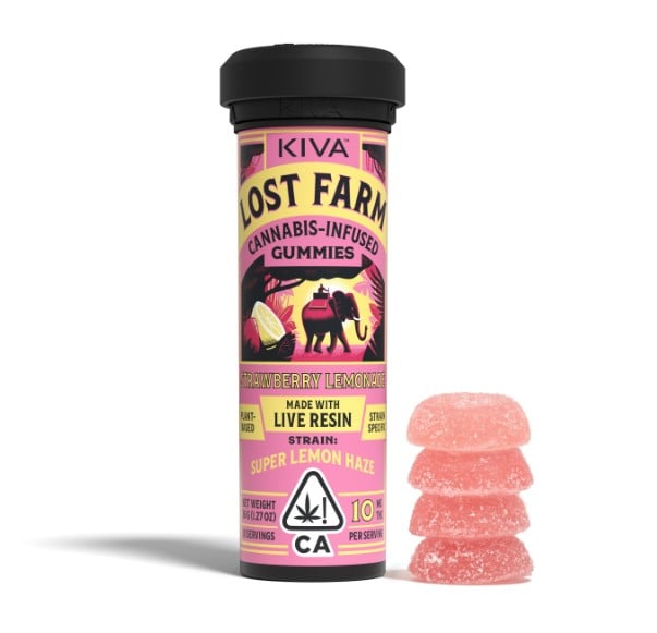 STRAWBERRY LEMONADE GUMMIES | SUPER LEMON HAZE | KIVA LOST FARM