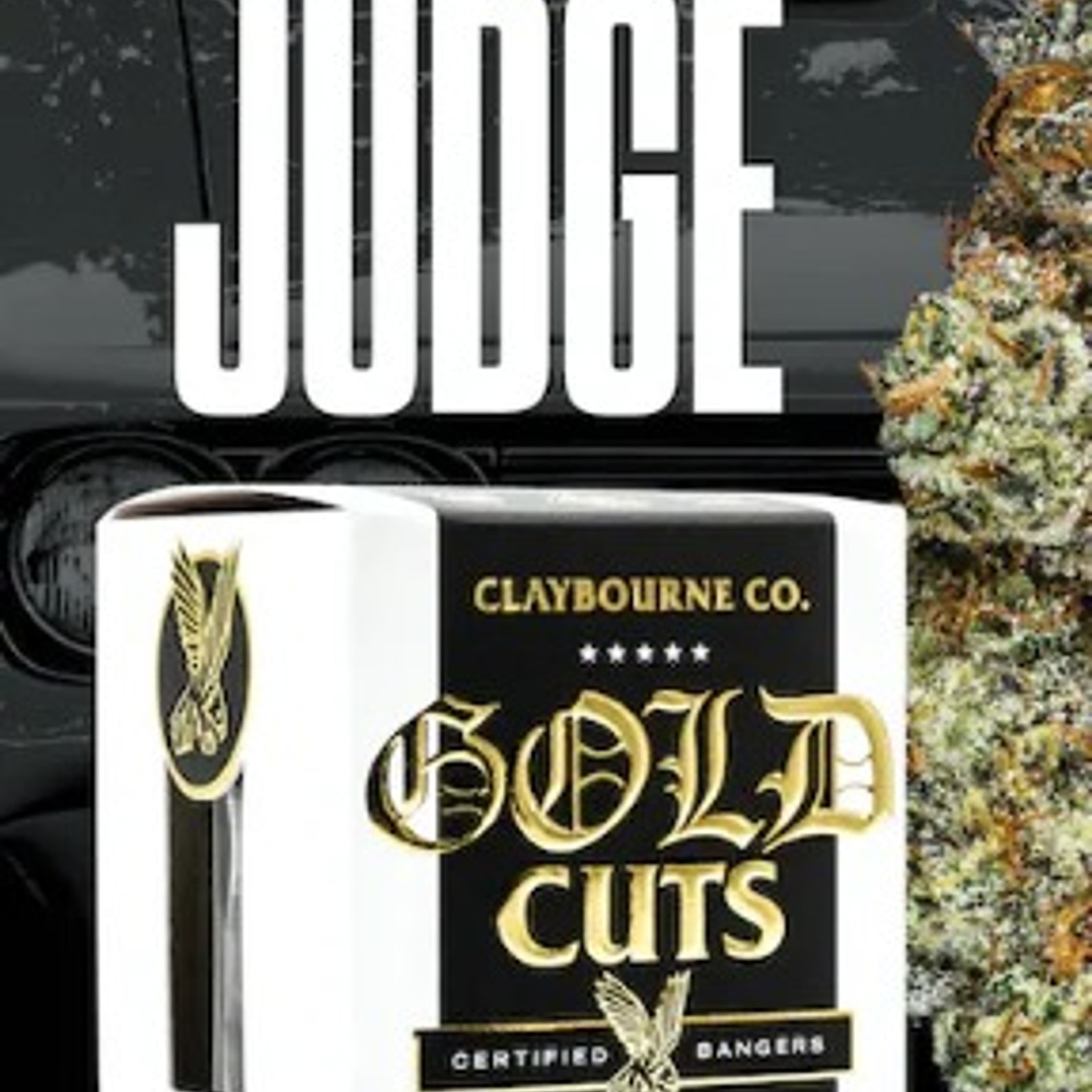Gold Cuts: The Judge 3.5G FLW - Claybourne Co. - - $41.25 - Flower