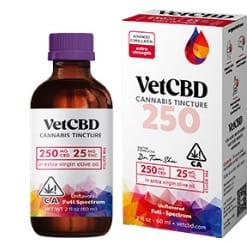 Extra Strength 250mg CBD 2oz Cannabis Tincture - Vet CBD -  - $36 - Tincture