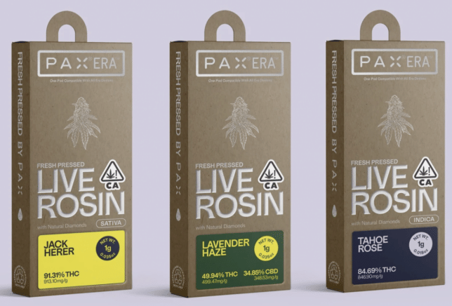 Live Rosin w/Diamonds - Pax - Pineapple Express (S) - $60 - Vape Cartridges