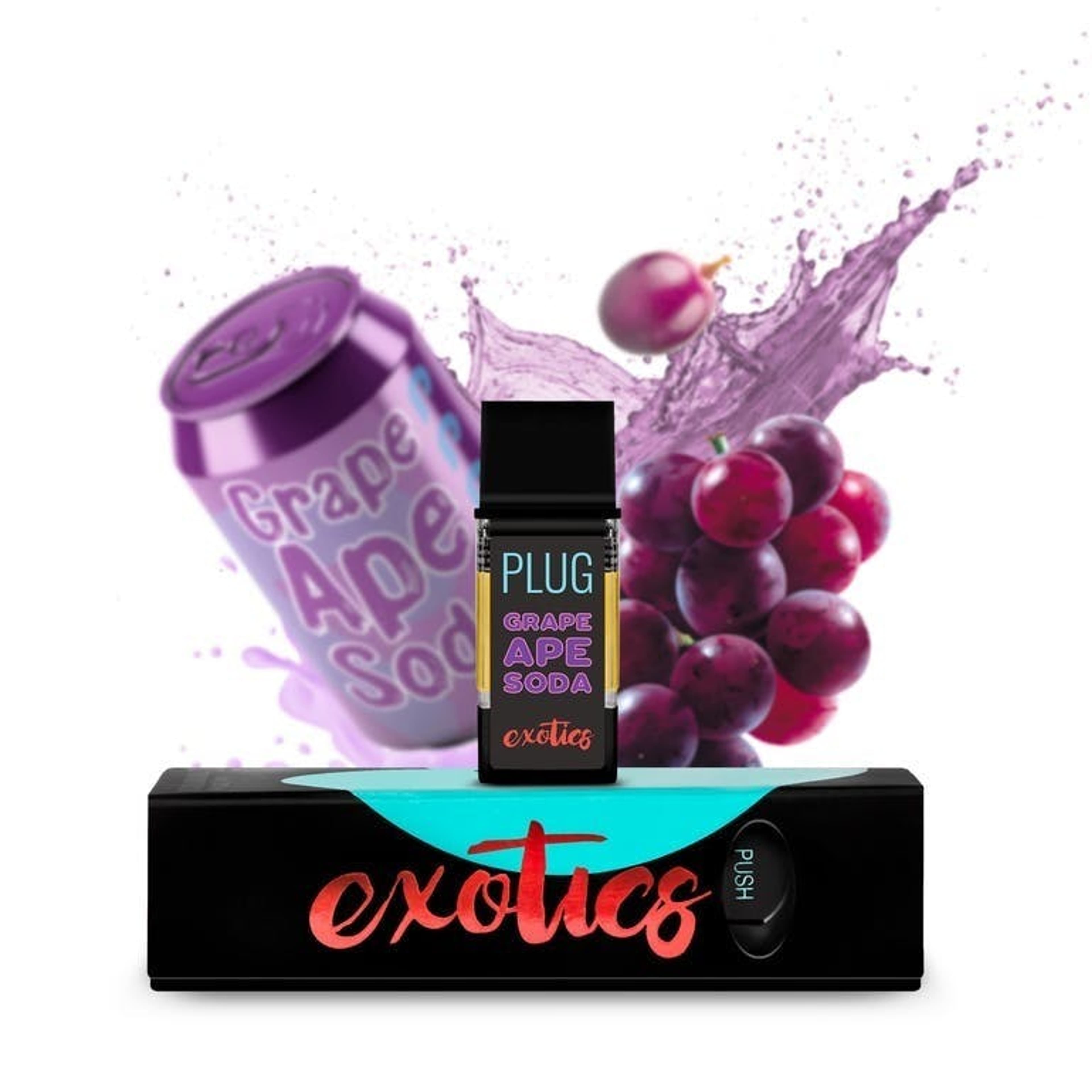 Exotics | Grape Ape Soda - 1g - PLUGplay - - $34 - Cartridges / Pods