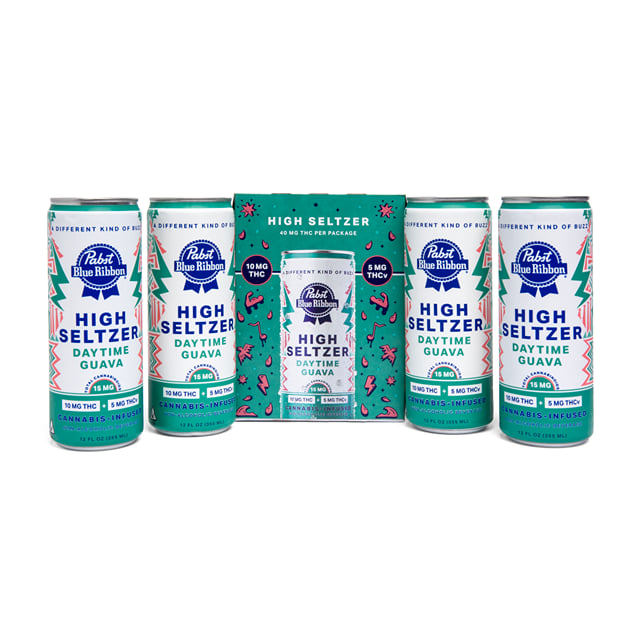 4-PACK DAYTIME GUAVA | THCV | INFUSED SELTZER | PABST