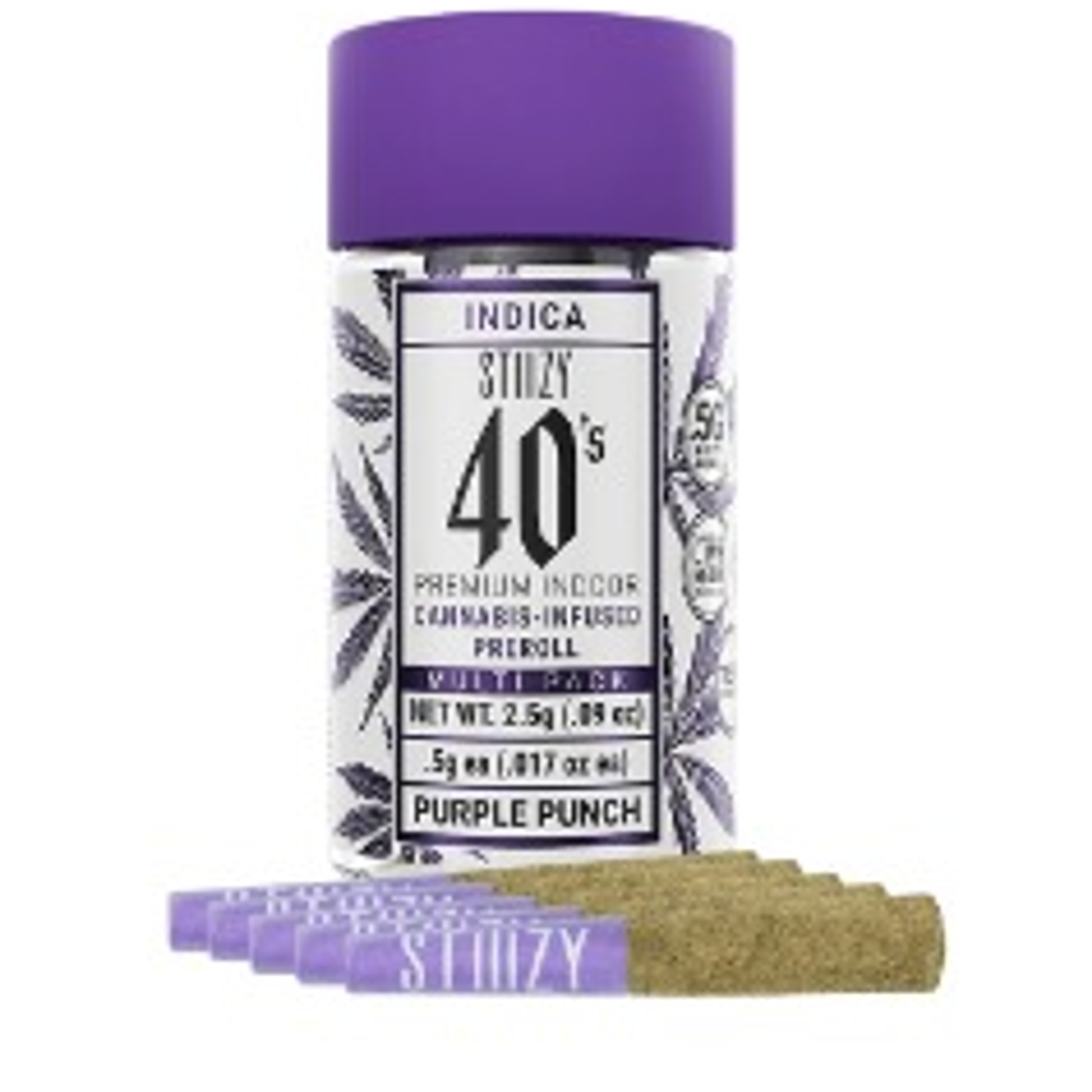 Purple Punch 5PK Infused Prerolls - Stiiizy - - $21.60 - Preroll