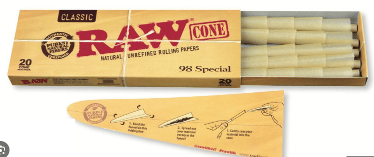 Raw Cones - Raw - Black King 3pk - $4 - Accessories