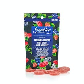 Sour Jamberry | 1:1 THC:CBN | 10pk Fruit Chews