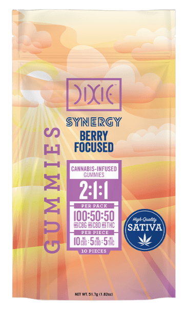Synergy Gummies - Dixie - Berry Focused 2:1:1 - $22 - Edibles
