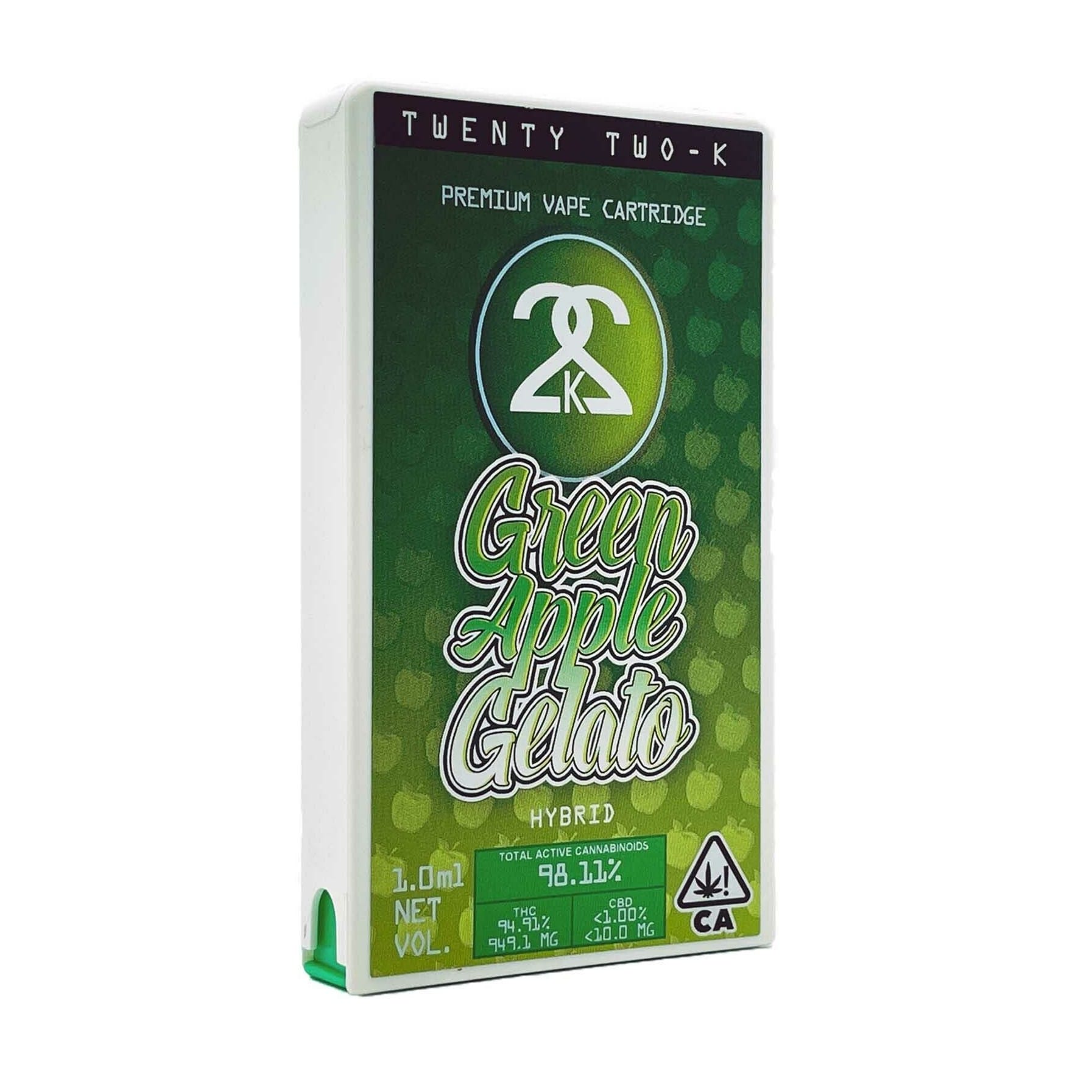 Green Apple Gelato | Cartridge [1g] - 22K -  - $35 - Vape Pens