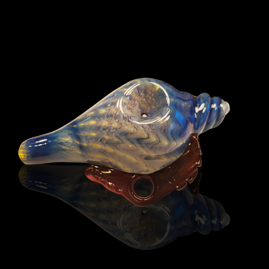 Seashell Glass Handpipe -  - $39.99 - Accessories