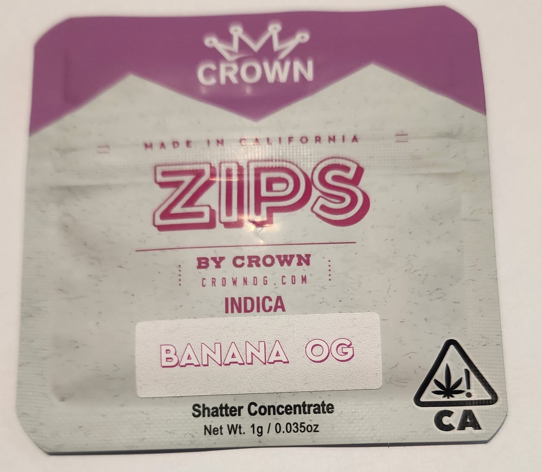 Zips Banana OG Shatter -  - $25 - Concentrates