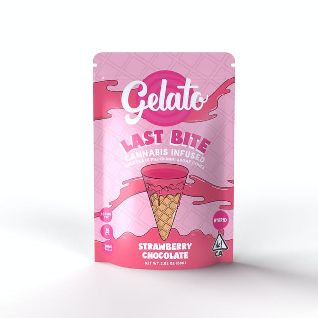 Strawberry Chocolate Last Bite (100mg) Gelato