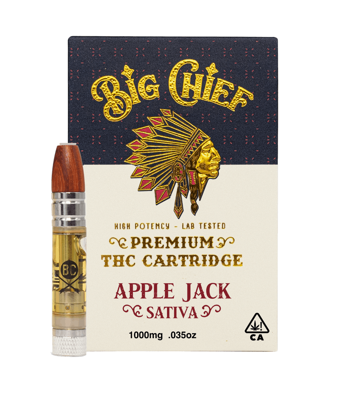 Apple Jack 1g Cartridge - Big Chief -  - $18 - Vapes
