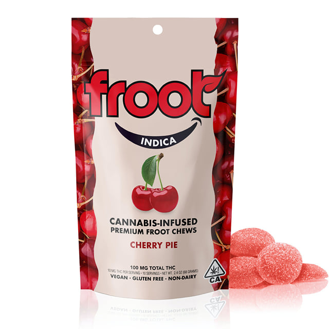 Froot Gummies - Cherry Pie (100mg/10-pack) *NEXTDAY DELIVERY ONLY*