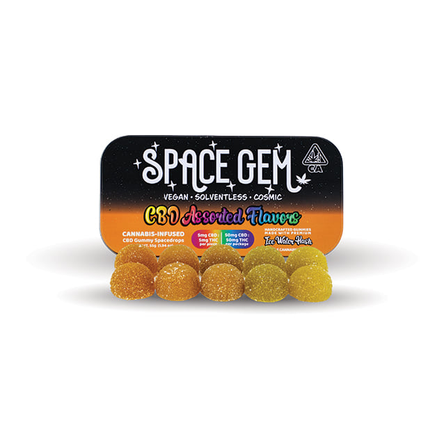 1:1 CBD:THC SPACEDROPS ICE WATER HASH GUMMIES | SPACE GEM