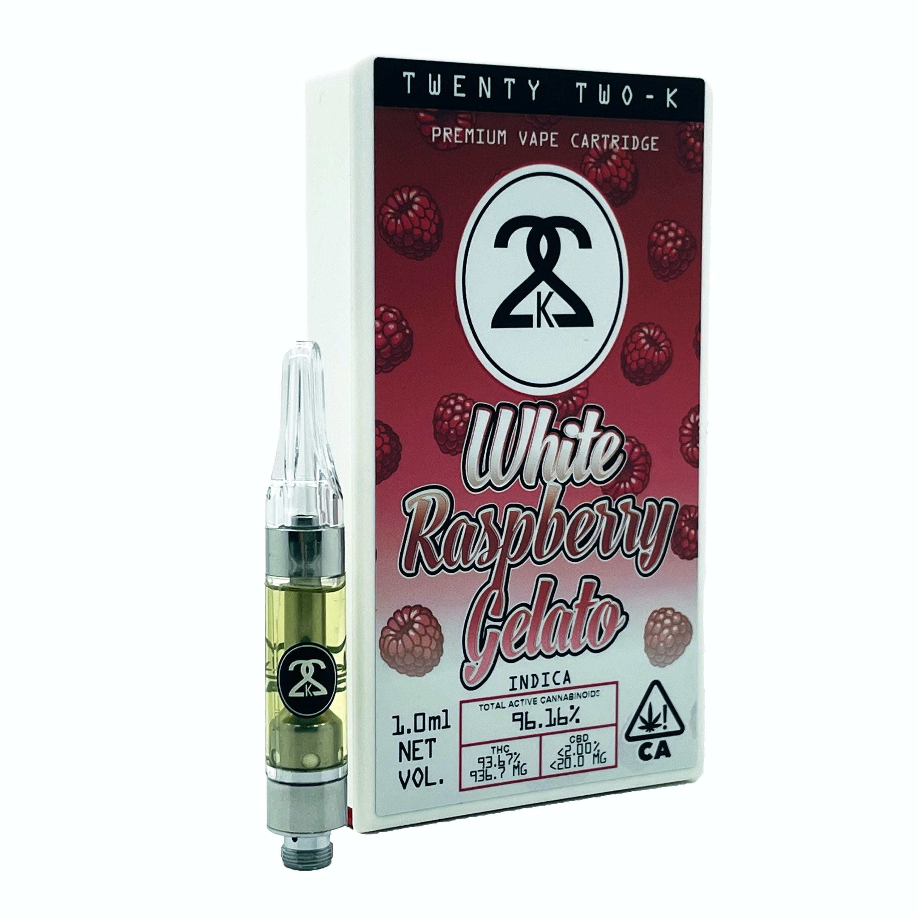 White Raspberry Gelato | Cartridge [1g] - 22K -  - $35 - Vape Pens