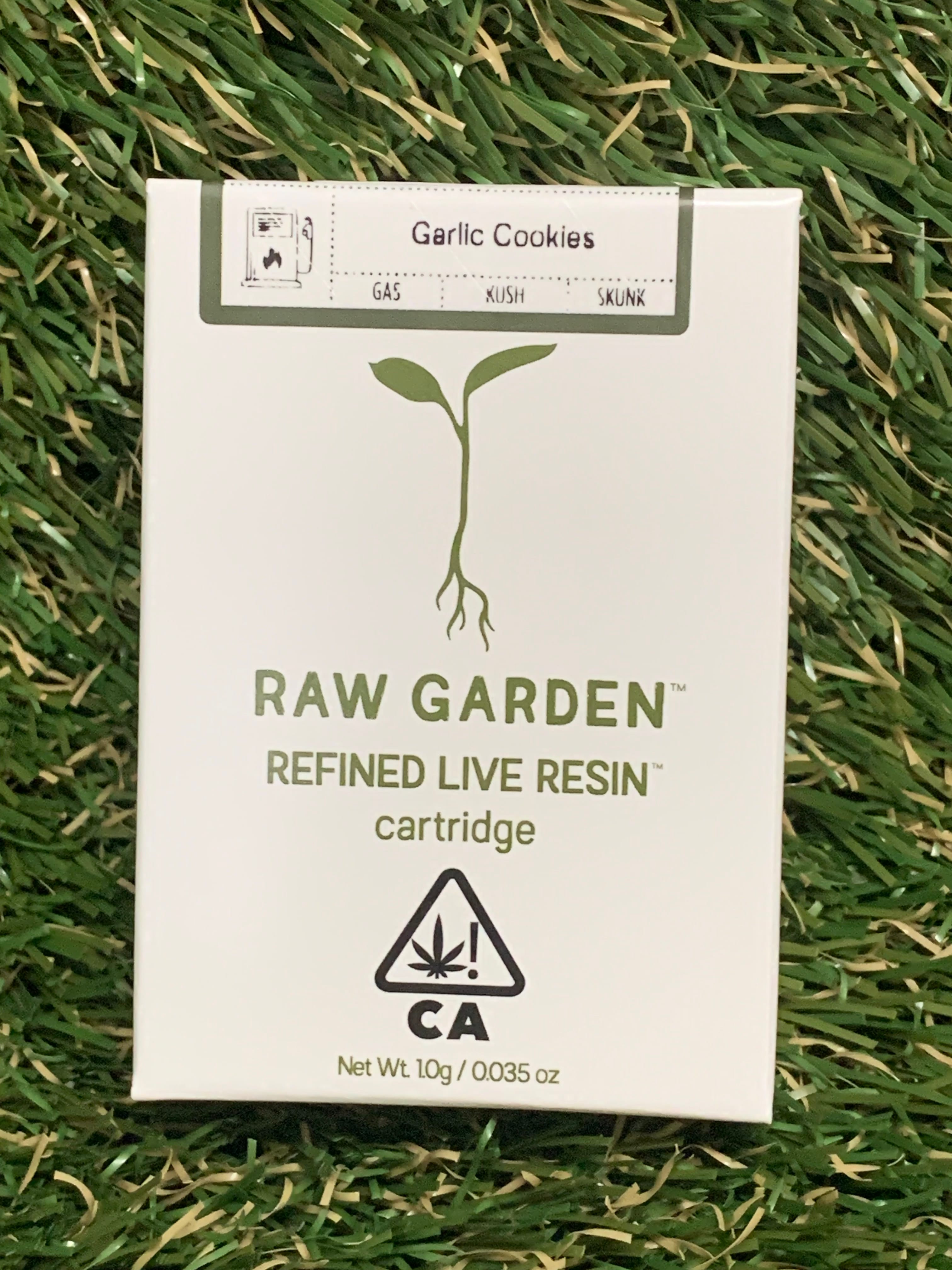 GARLIC COOKIES 1G REFILL - Raw Garden -  - $29 - Vape Cartridge