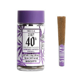 Biscotti Infused Preroll 5Pk - Stiiizy -  - $26 - Preroll