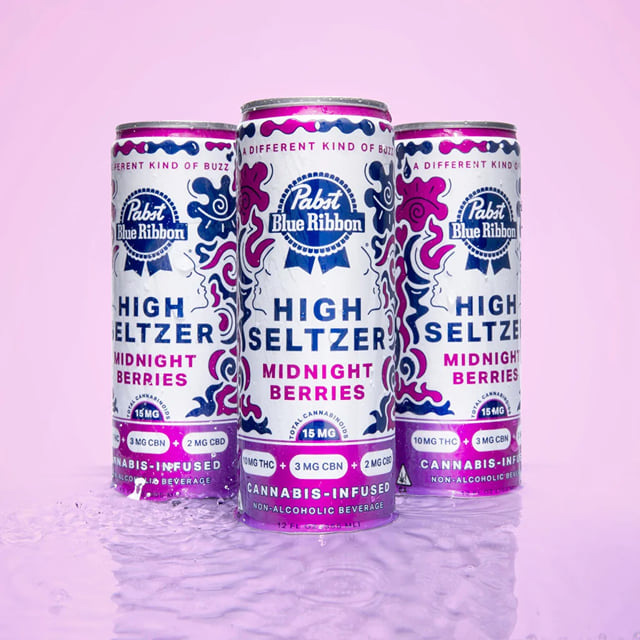 P.B.R. - Midnight Berries CBN Seltzer - 4 Pack