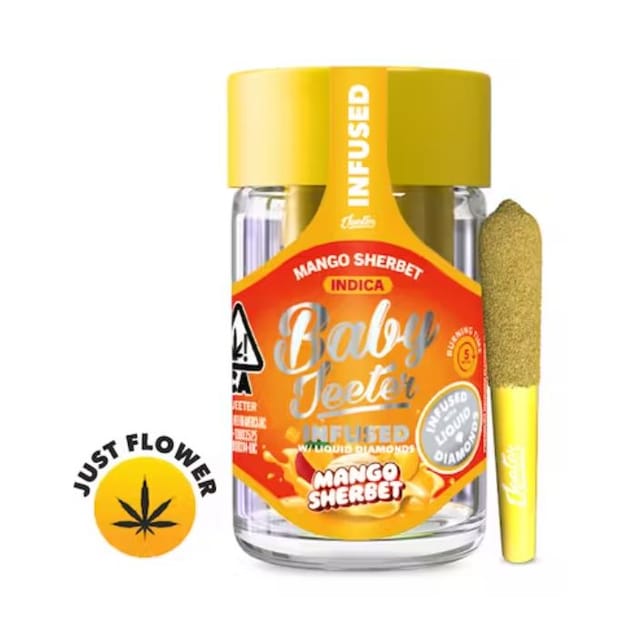 Jeeter's: Mango Sherbet Baby Jeeters