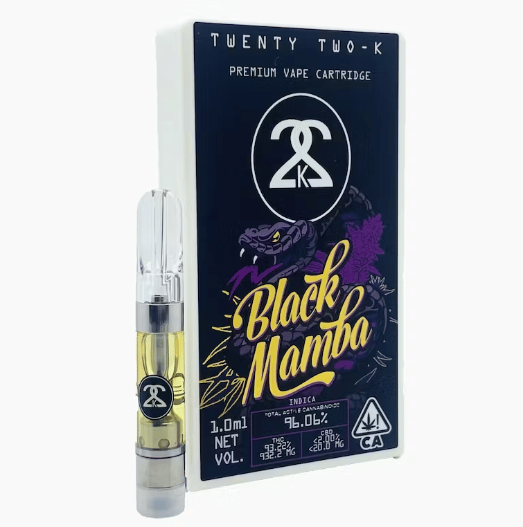 Premium Cart: Black Mamba - 1g - Twenty Two K / 22k -  - $30 - Cartridges / Pens