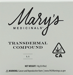 Double Strength 1:1 Compound - Mary's Medicinals - .5 oz Mini - $35 - Topicals