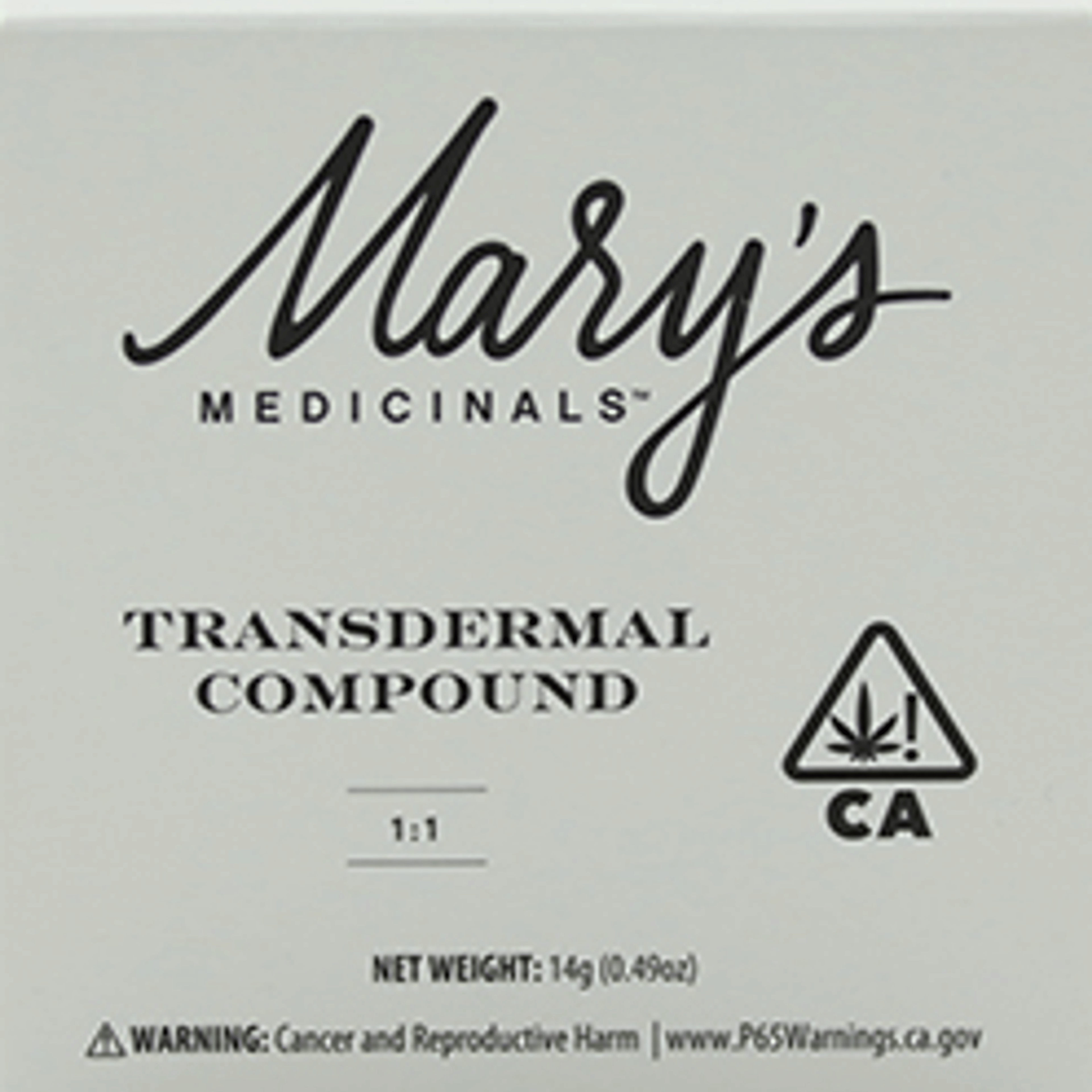 Double Strength 1:1 Compound - Mary's Medicinals - .5 oz Mini - $35 - Topicals