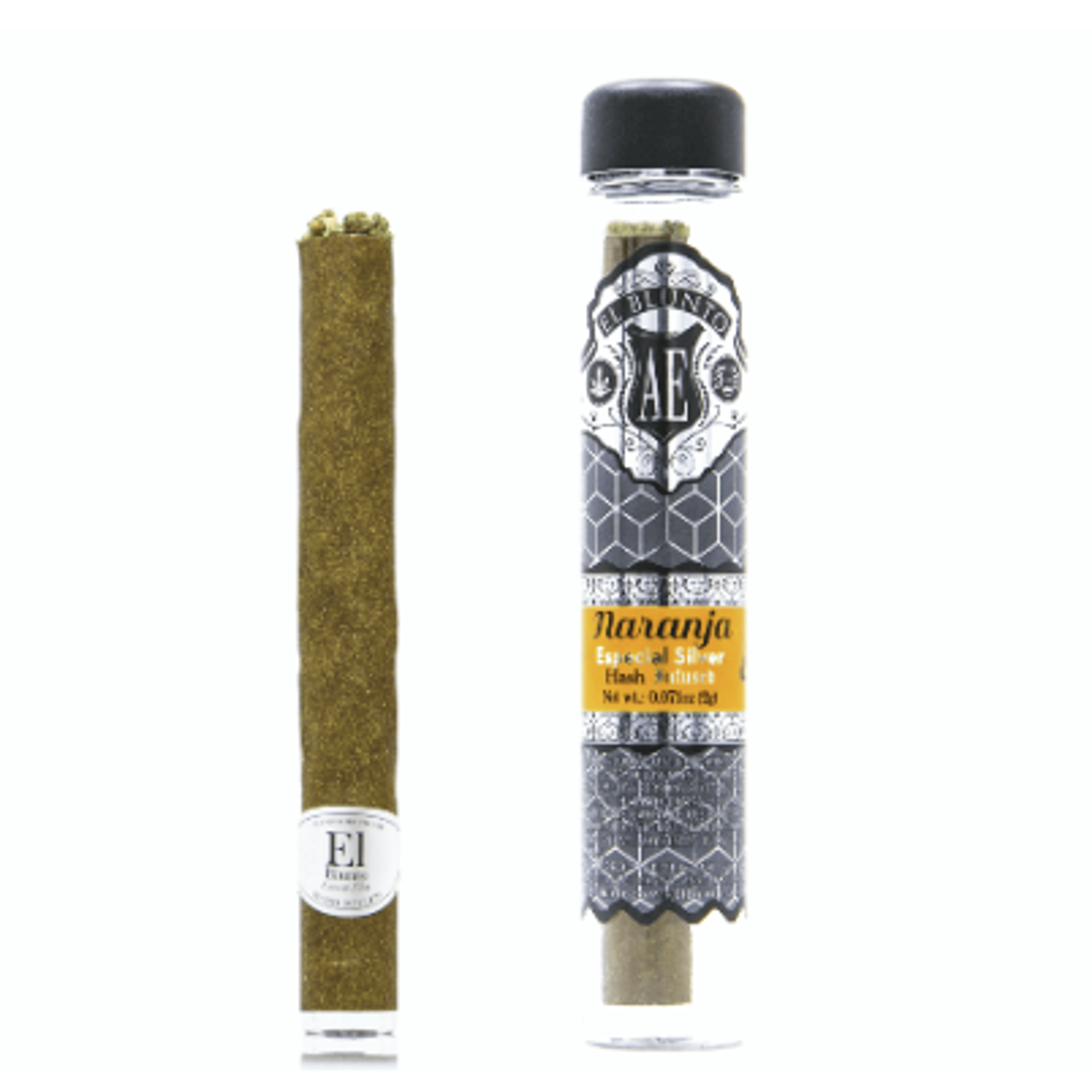 $24.30 El Blunto Naranja Especial Silver Hash Infused 1.65G Joint - El Blunto - - $17.50 - Pre-Rolls