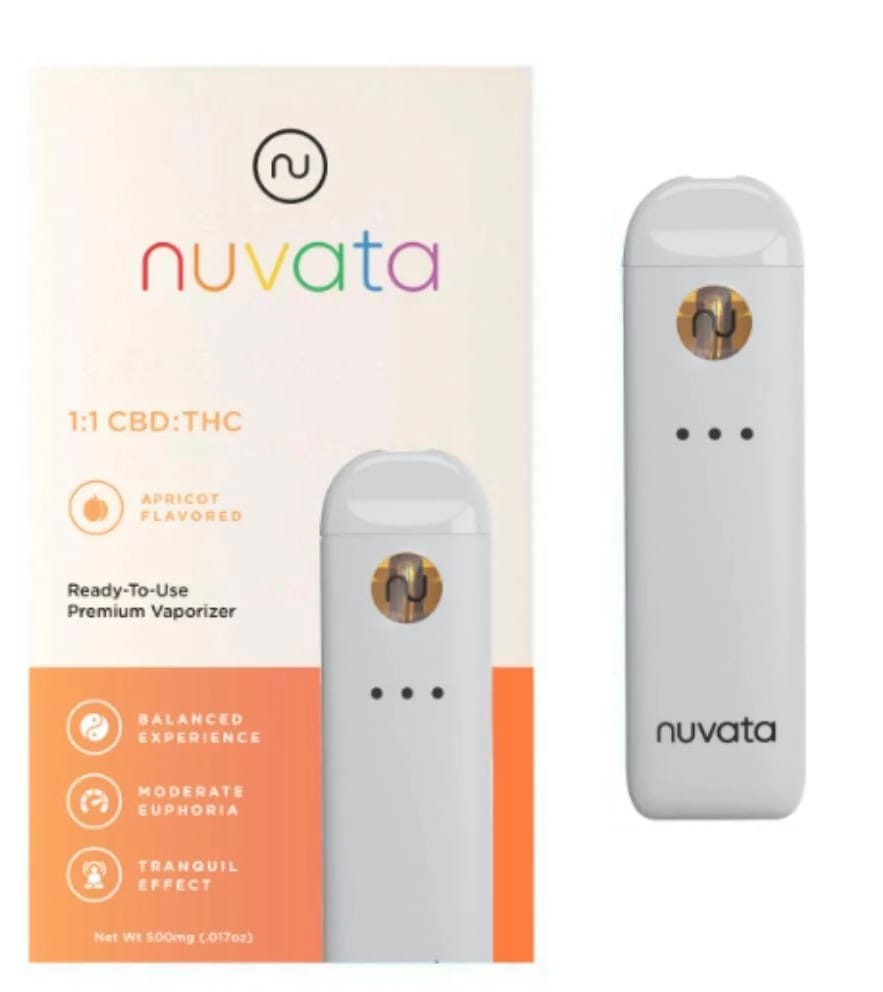 1G APRICOT Flow 1:1 AIO - Nuvata -  - $31.25 - Vaporizer