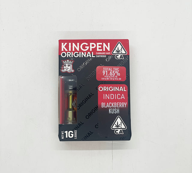 KingPen - Blackberry Kush - 1g Vape Cart