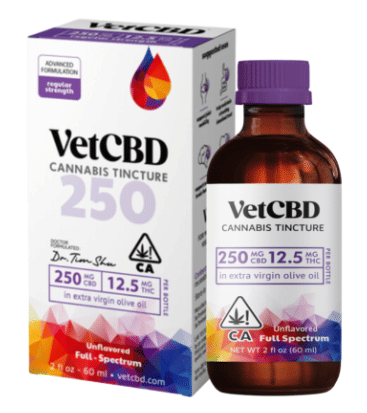 Vet CBD - Regular Strength - 250mg Bottle (60ml)