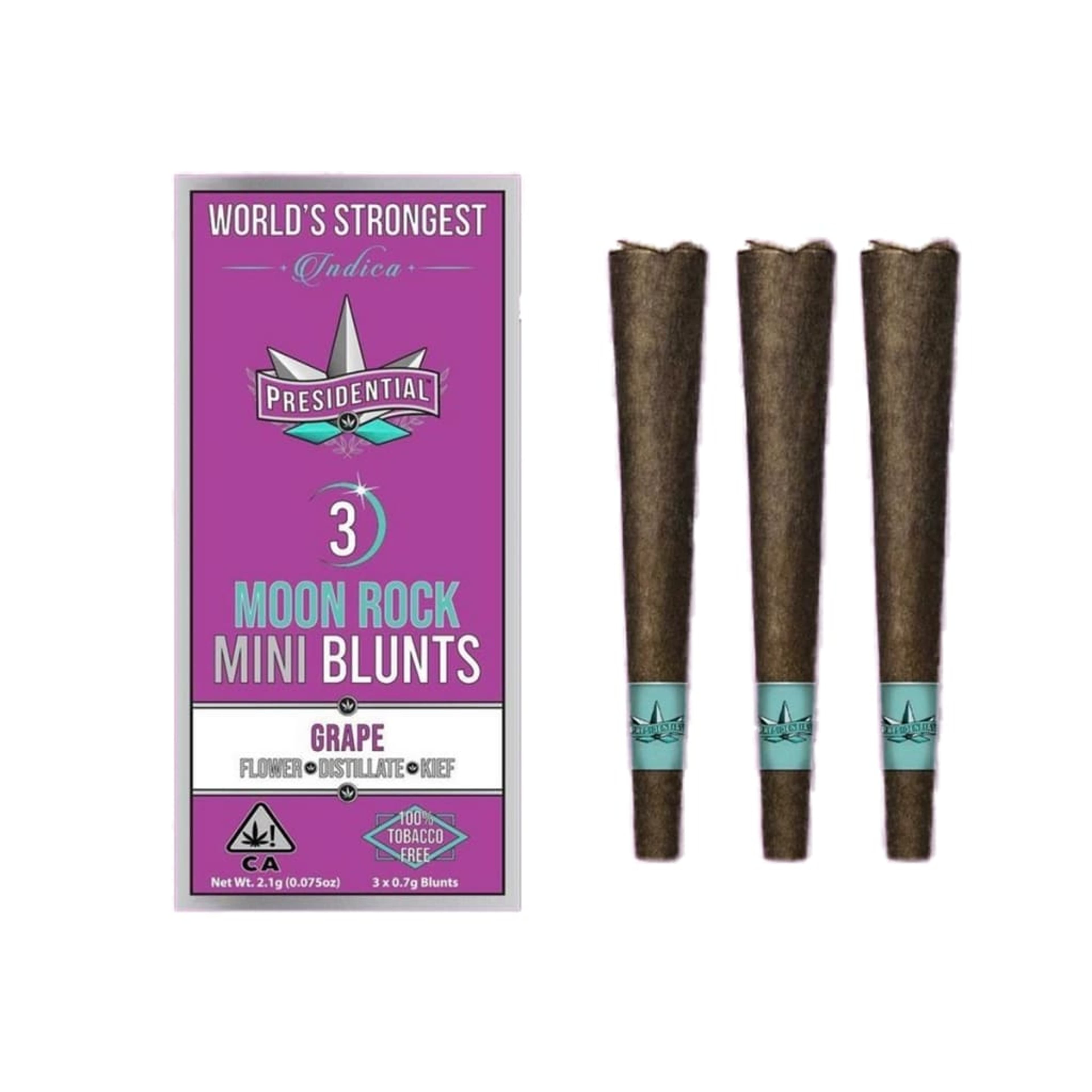 Grape Mini Moon Rock Blunt 3pk - Presidential - - $29.24 - Preroll