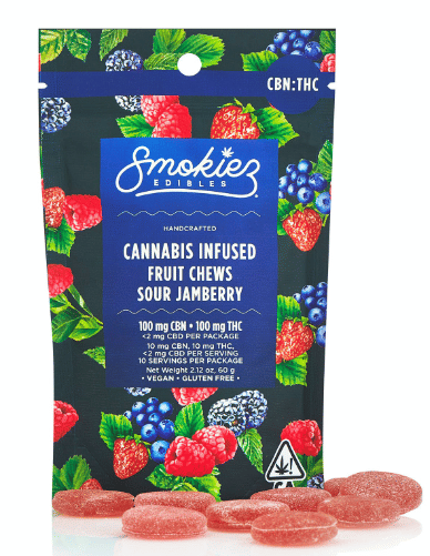 1:1 CBN Sour Jamberry (100mg)