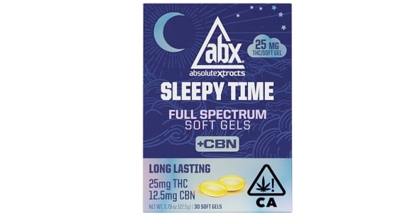 Soft Gels Sleepy Time Solventless + CBN (25mg) 30 caps