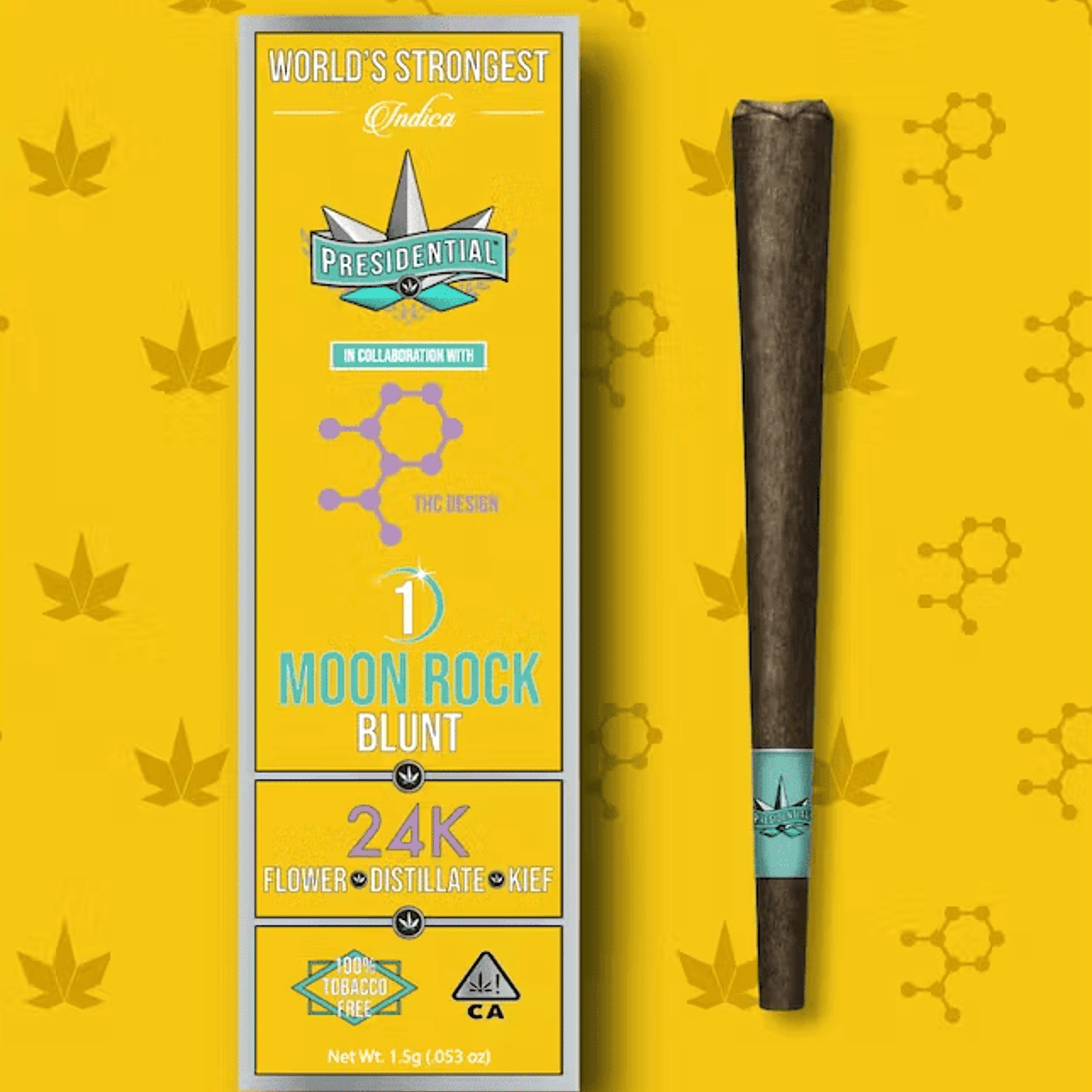 Presidential - 24k - Moon Rock Blunt - 1.5g - Presidential - - $18.99 - Blunts