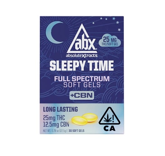SLEEPY TIME 2:1 THC:CBN SOFT GELS | 30-COUNT | ABX