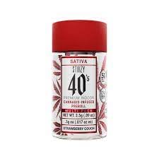 40's: Strawberry Cough 5PK Infused Prerolls
