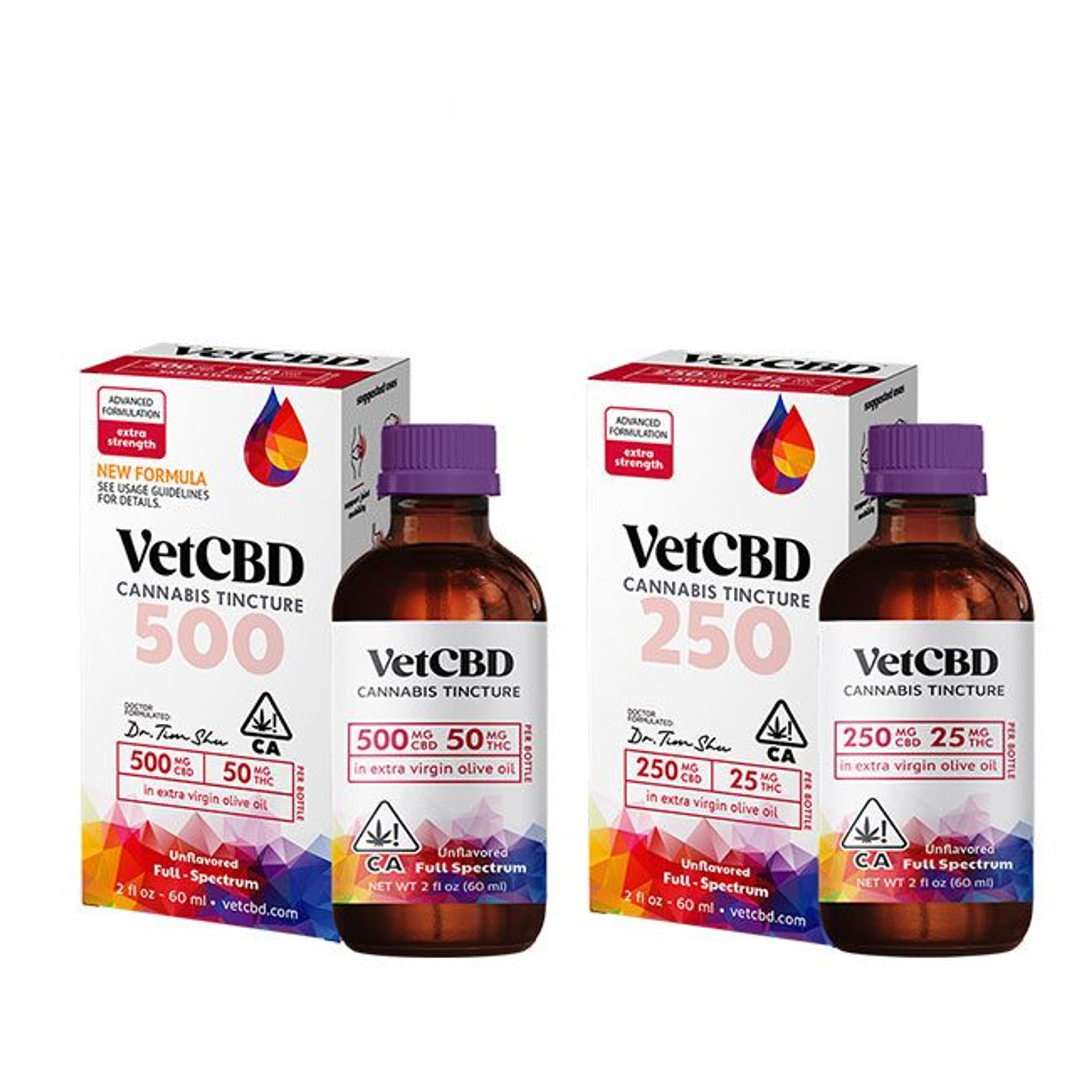 Extra Strength 250mg Pet Tincture - VetCBD - 2oz - $56 - Tinctures