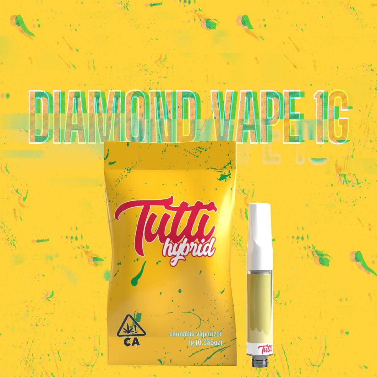Tutti Liquid Live Diamonds Cartridge 1g - GDP - $18 - Concentrates