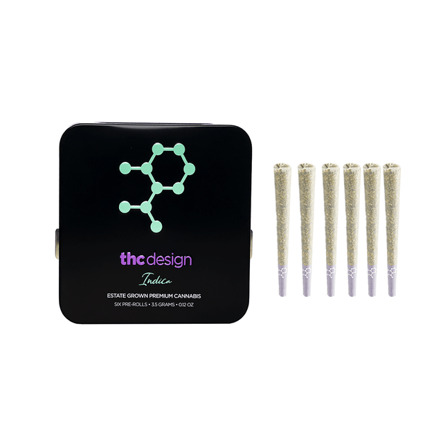 Garlic Cocktail Pre Roll Tin 6pk THC Design