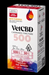 Vet CBD - Extra Strength - 500mg Bottle (60ml)