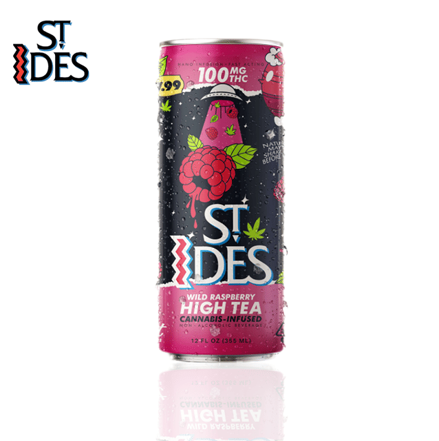 St. Ides - Wild Raspberry - High Tea - 100mg THC - Single