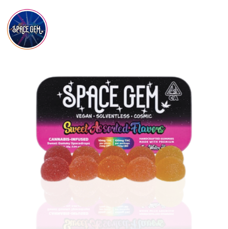 Space Gem SpaceDrops - Sweet Assorted Gummies - 100mg - Space Gem - AQUARIUS - $15.99 - Edibles