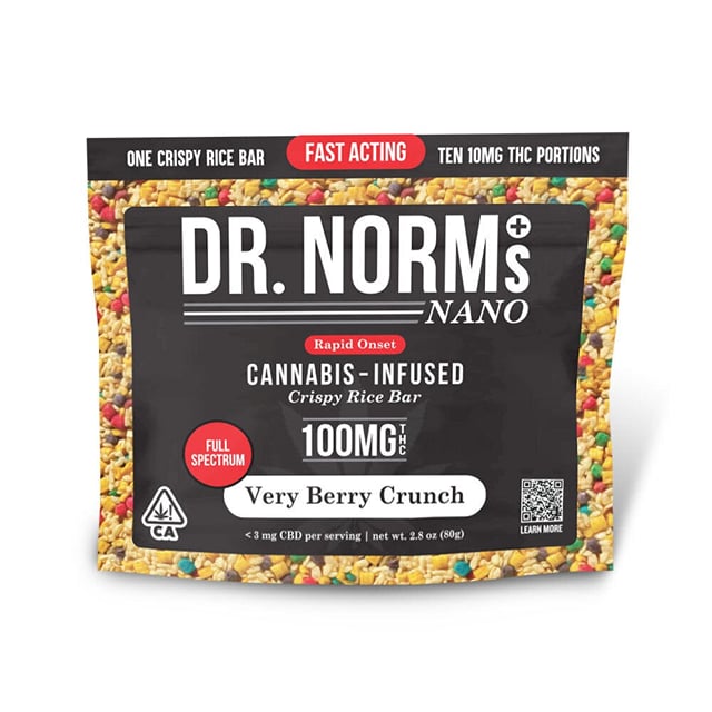 Very Berry Crunch Crispy Rice Bar NANO 100mg